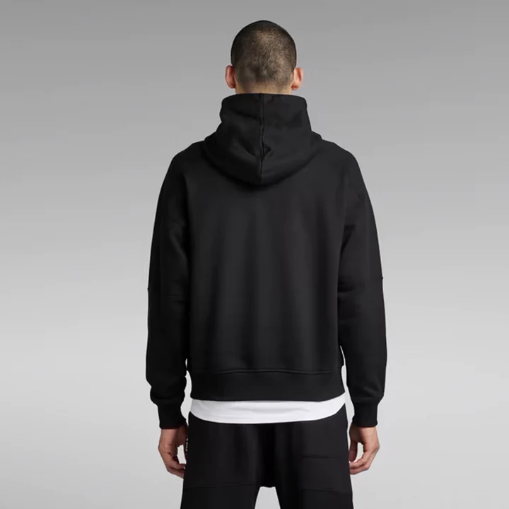 MOTO LOOSE HOODY (BLK) - GD22732C9886484 - Image 3