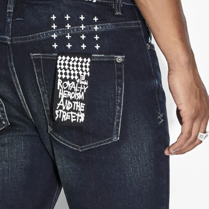 Chitch Check Out Jean (Denim) - KMSP23DJ012098 - Image 3