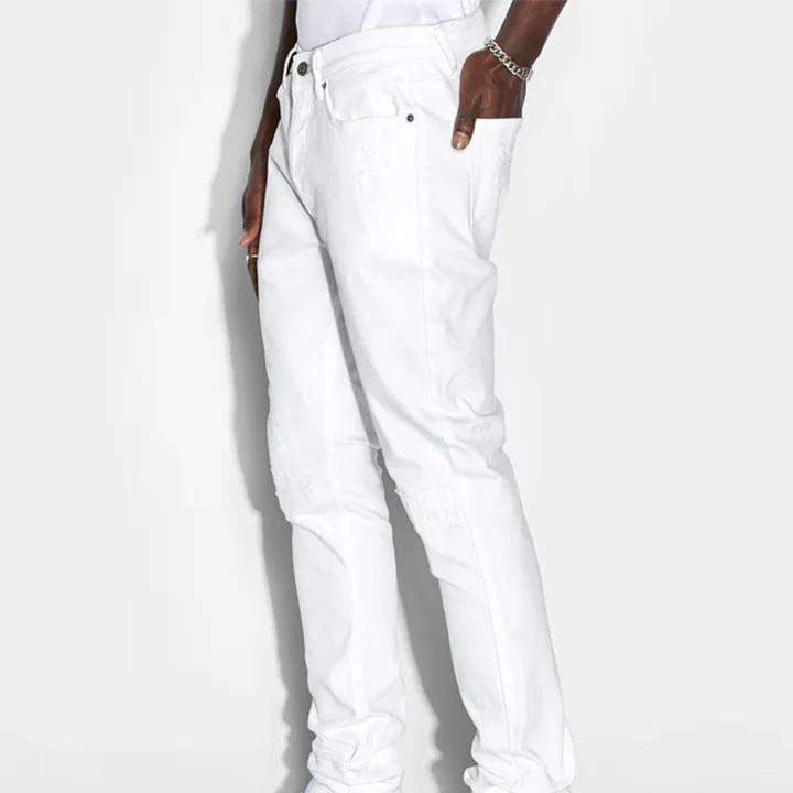 Van Winkle Whiteout Jean (White) - KMSP23DJ029010 - Image 3