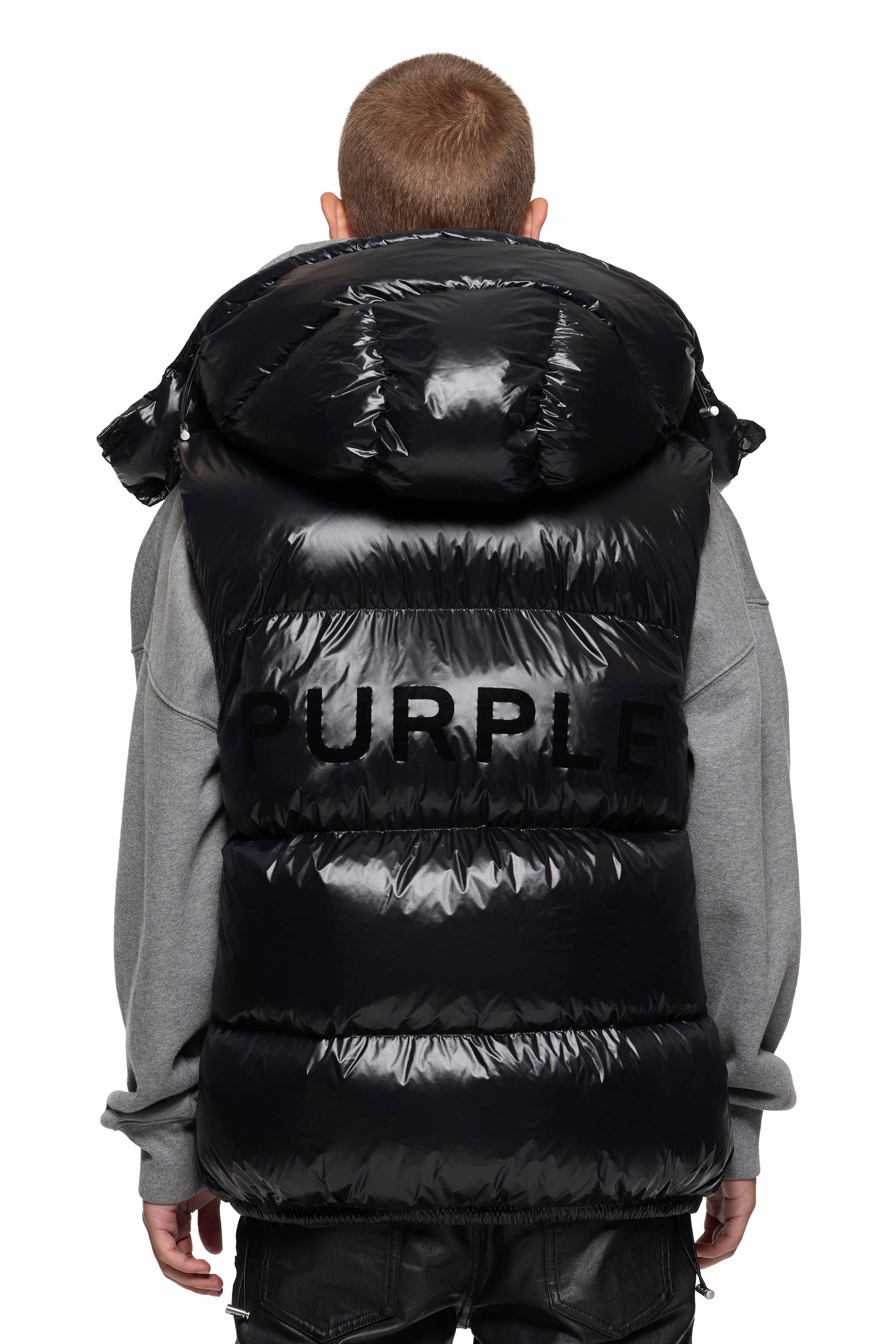 Puffer Vest (Black) - M6080-PBBV424 - Image 3
