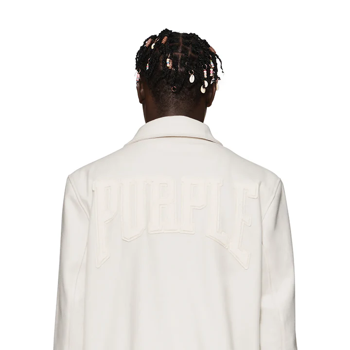 Letterman Jacket (Antique White) - PP645FAWT224 - Image 5